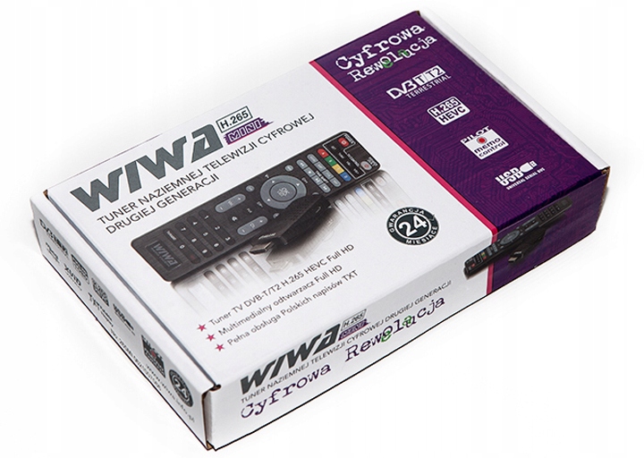 Tuner Dekoder Telewizji Naziemnej DVB T2 H.265 HEVEC TV MINI