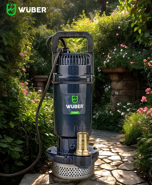 POMPA DO WODY BRUDNEJ CZYSTEJ ZANURZENIOWA SITKO SITO SZAMBA 1" WUBER