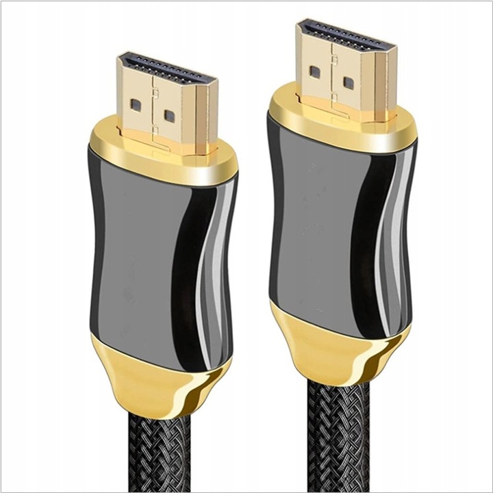 Kabel HDMI -HDMI v2.1 przewód 2M 3D - 4K 8k FULLHD Przewód HDMI do TV MOCNY