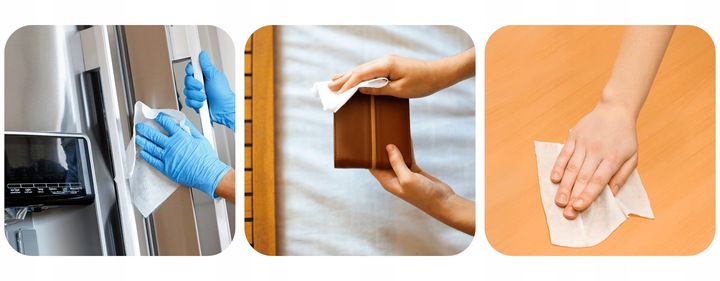 CHUSTECZKI DO DEZYNFEKCJI POWIERZCHNI MIKROZID 100SZT 20x20CM dezynfekcja