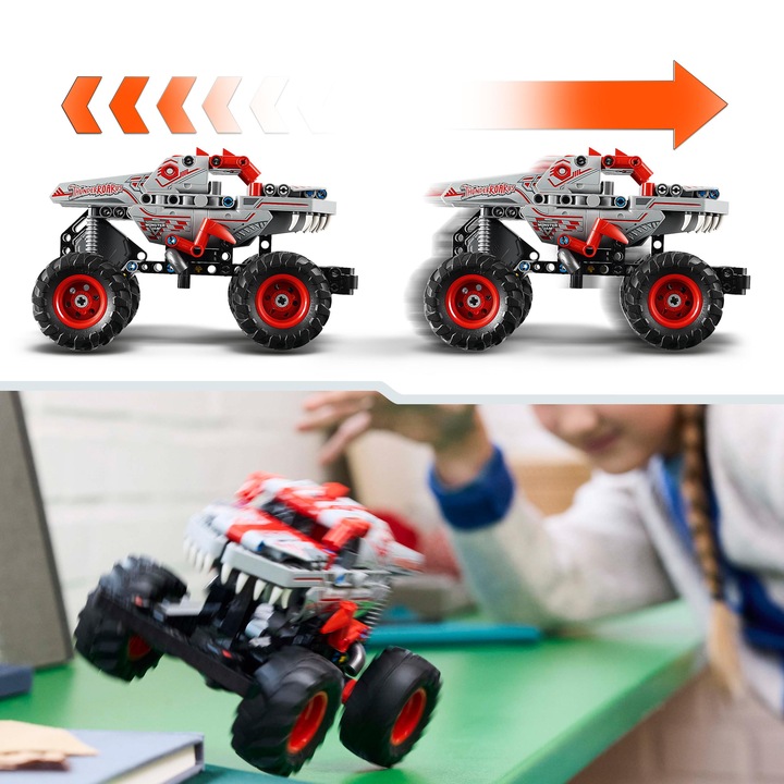 Klocki LEGO Technic Samochód Monster Jam ThunderROARus napęd pull-back Auto