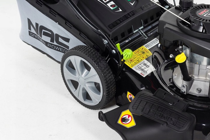 Kosiarka SPALINOWA z NAPĘDEM NAC 196 cm3 3,6 kW 51cm MIELENIE Wyrzut BOCZNY