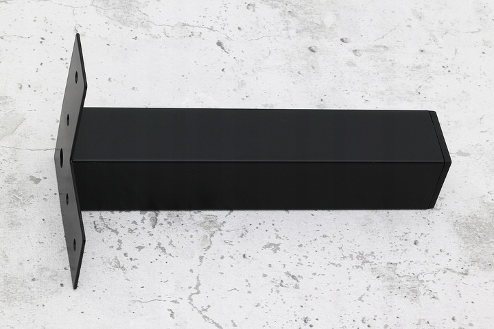 4x NÓŻKA MEBLOWA CZARNA NÓŻKA METALOWA DO SZAFKI NOGI DO SOFY LOFT