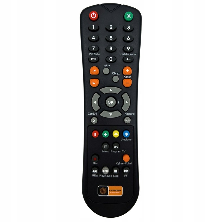 Oryginalny Pilot Cyfrowy Polsat HD2000 HD3000 HD5000 + baterie GP 2szt