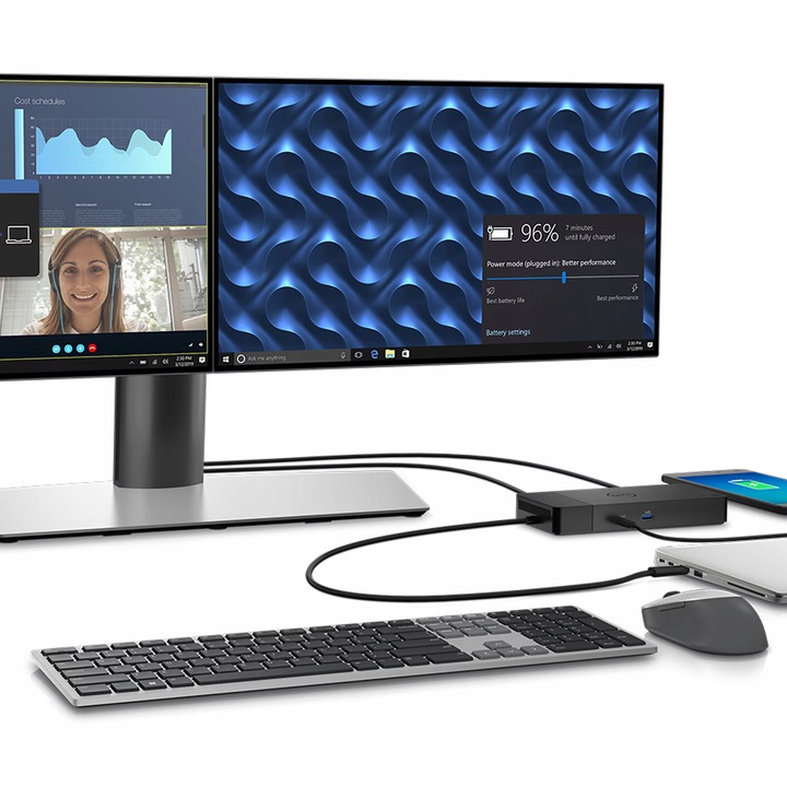 UNIWERSALNA STACJA DOKUJĄCA DELL WD15 K17A HDMI DP VGA USB RJ-45 | USB-C