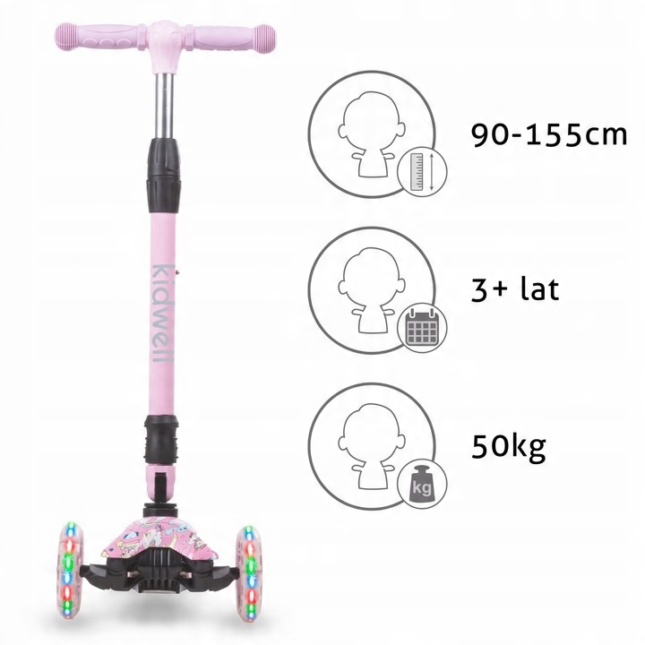 Hulajnoga trójkołowa Kidwell Vento unique