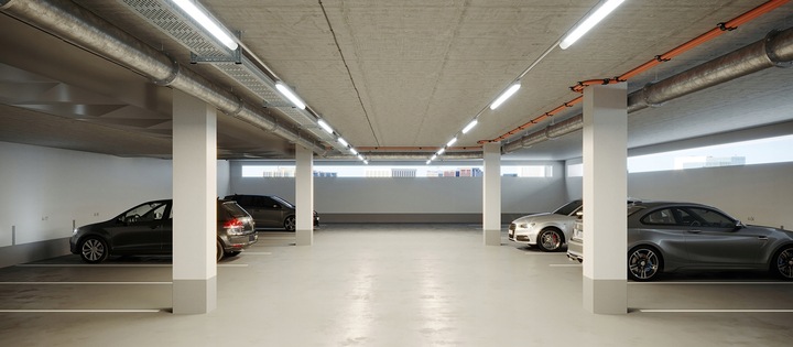 Oprawa Hermetyczna z Odbłyśnikiem Lampa 60cm do Garażu + 2x Świetlówki LED