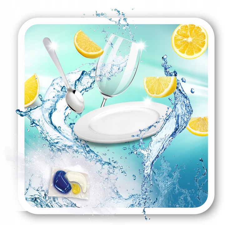 Kapsułki Tabletki do zmywarki All in One Lemon 30 szt Power niemieckie 12w1