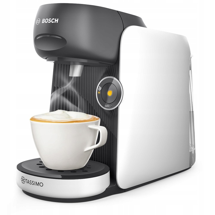 Ekspres na kapsułki Bosch Tassimo Finesse BIAŁY + 3x Tassimo