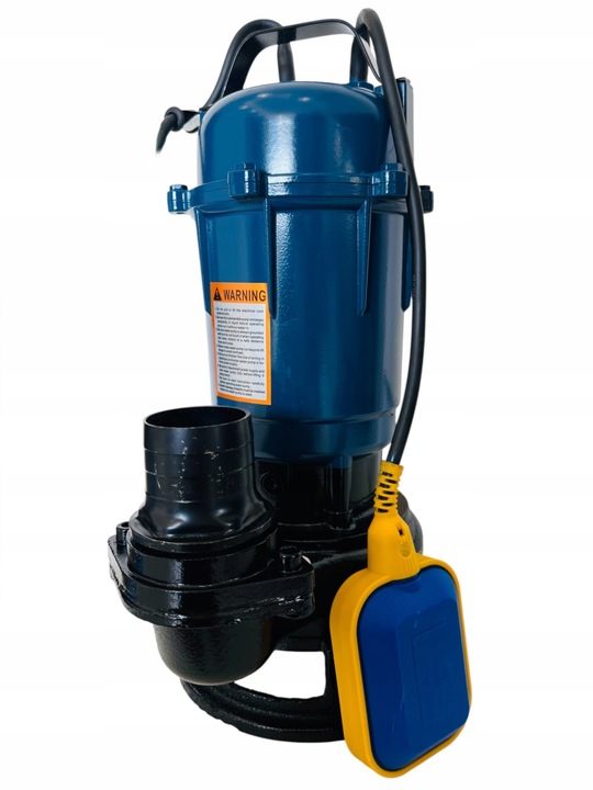 POMPA DO WODY CZYSTEJ BRUDNEJ SZAMBA Z PŁYWAKIEM ROZDRABNIACZEM 3200W