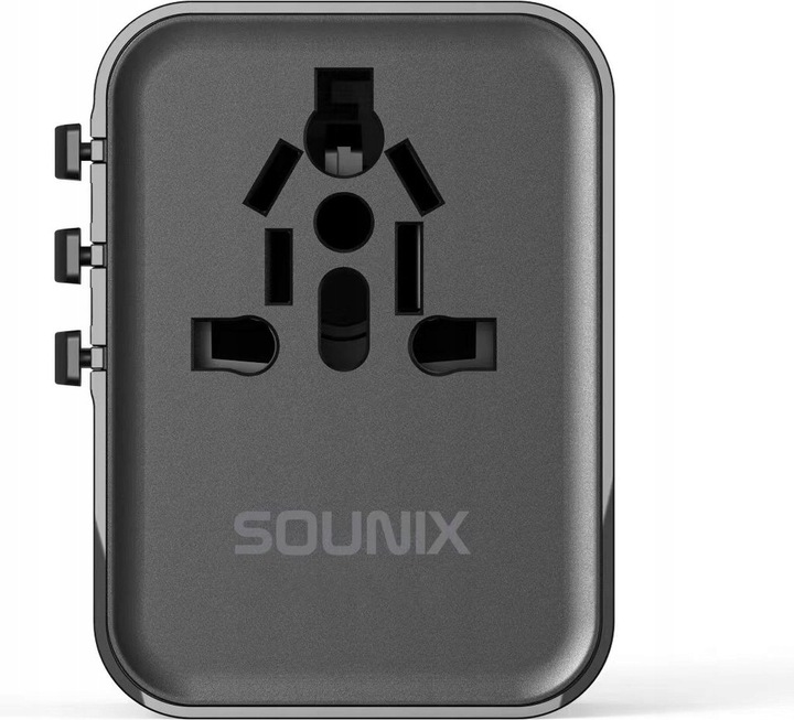 Uniwersalna Przejściówka ADAPTER Gniazda USA UK EU AUST Ładowarka USB