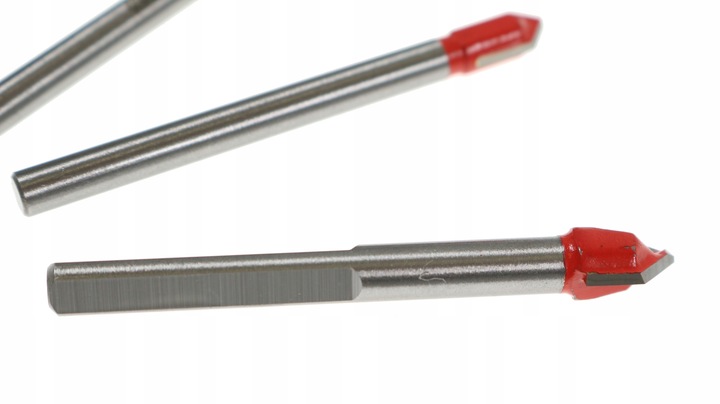 ZESTAW WIERTEŁ DO PŁYTEK CERAMICZNYCH I SZKŁA 5SZT. WZMOCNIONE