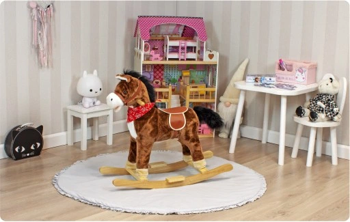 KOŃ na biegunach ŚPIEWAJĄCY, interaktywny KONIK