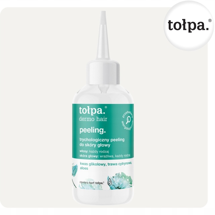 Peeling Trychologiczny do Skóry Głowy Łagodzący Podrażnienia Wydajny 100ml