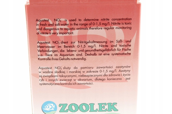 ZOOLEK TEST NO2 DO POMIARU AZOTYNÓW W WODZIE