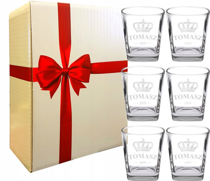 SZKLANKI do WHISKY z grawerem prezent