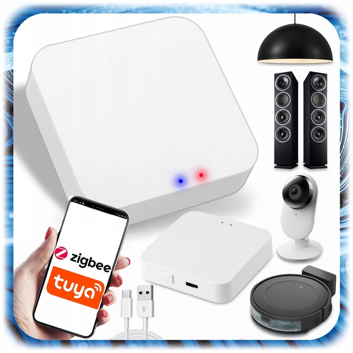 BRAMKA ZigBee 3.0 BRAMA Centrala Centralka SMART LIFE WIFI Centralka