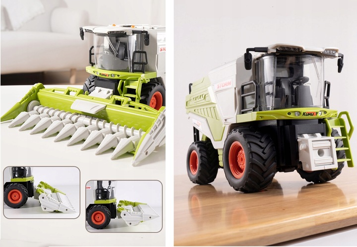 KOMBAJN ZDALNIE STEROWANY 2w1 GENERATOR DYMU + ŚWIATŁA POJEMNIK NA ZBOŻE