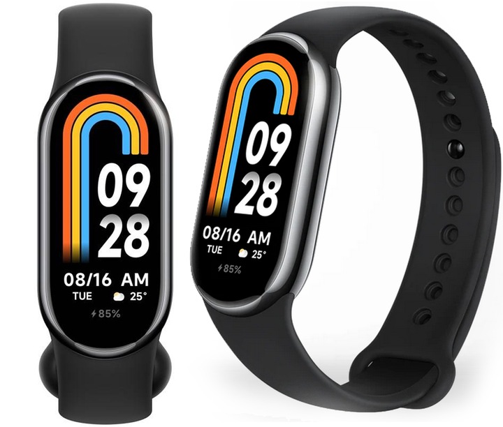 SMARTBAND XIAOMI Smart Band 8 Czarny AMOLED wodoodporność 5 ATM / 50 M