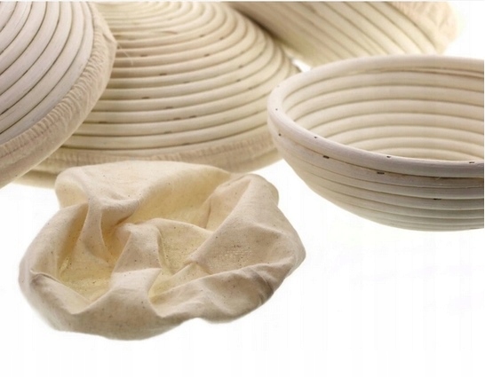 KOSZYK RATAN FORMA DO WYRASTANIA CHLEBA 25 cm garowania ciasta na chleb