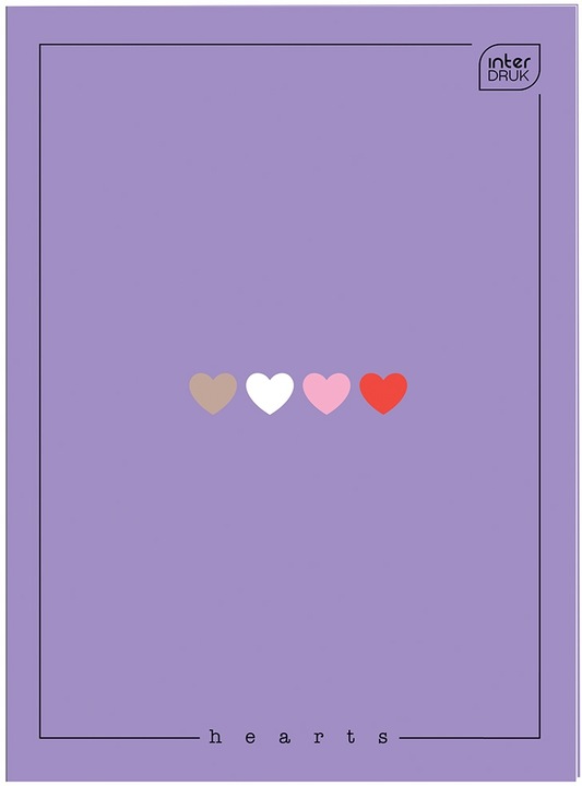 ZESZYT A4 60kart KRATKA MIX OKŁADEK INTERDRUK x5