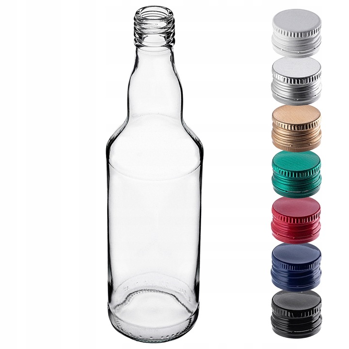10 SZT BUTELKI MONOPOLOWE 500ML 0,5L Z ZAKRĘTKĄ NA BIMBER WÓDKĘ NALEWKI SOK