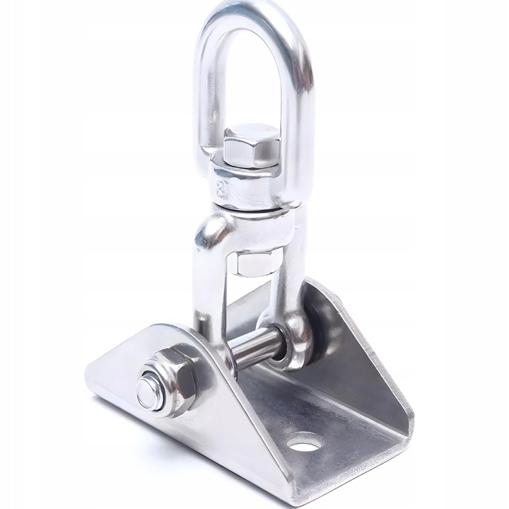 ZESTAW MONTAŻOWY HAK OBROTOWY SUFITOWY FOTELA HAMAKA HUŚTAWKI KARABIŃCZYKI