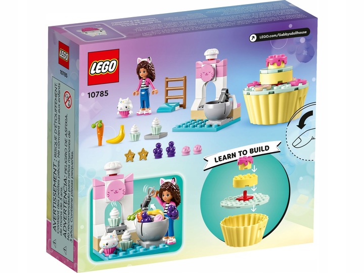 LEGO KOCI DOMEK GABI 10785 PIECZENIE TORTU Z ŁAKOTKIEM