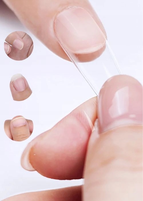 Tipsy Do Przedłużania Paznokci Migdał Almond w kasetce 120 szt.