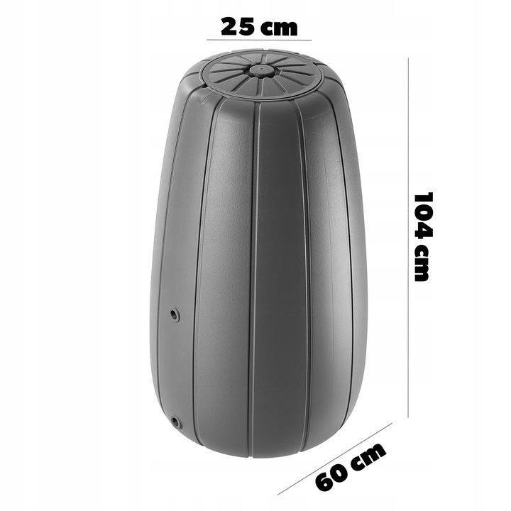 ZBIORNIK NA DESZCZÓWKĘ 200L WODĘ BECZKA POJEMNIK + KRANIK DONICZKA DUŻY