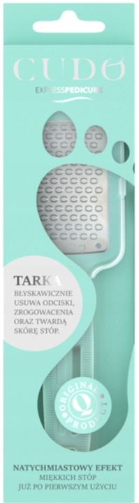 CUDO Tarka do stóp Pedicure EFEKT GŁADKICH STÓP 1 sztuka