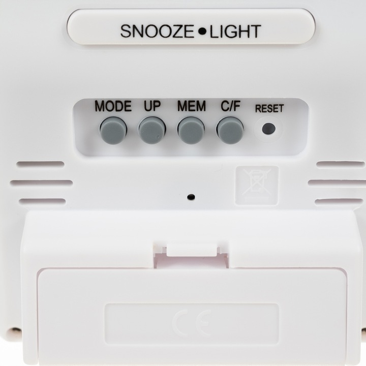 TERMOMETR I HIGROMETR POKOJOWY LED ELEKTRONICZNY WEWNĘTRZNY CYFROWY