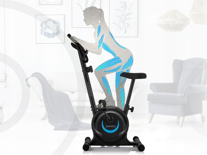 Rower Stacjonarny Magnetyczny Rowerek Treningowy do ćwiczeń - One S Zipro |
