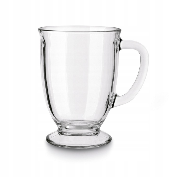 Szklane KUBKI DO KAWY HERBATY szklanki DO NAPOJÓW 6xKUBEK CARLO 450ml Tadar