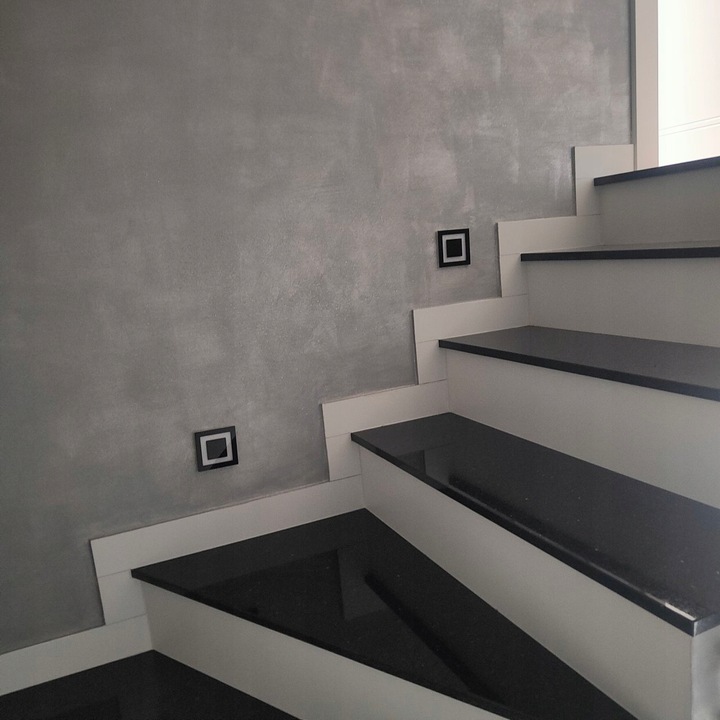 Oprawa LAMPKA schodowa LED 230V oświetlenie schodowe CZARNA Neutralna