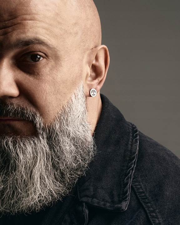 Srebrny mono - kolczyk TREE OF LIFE