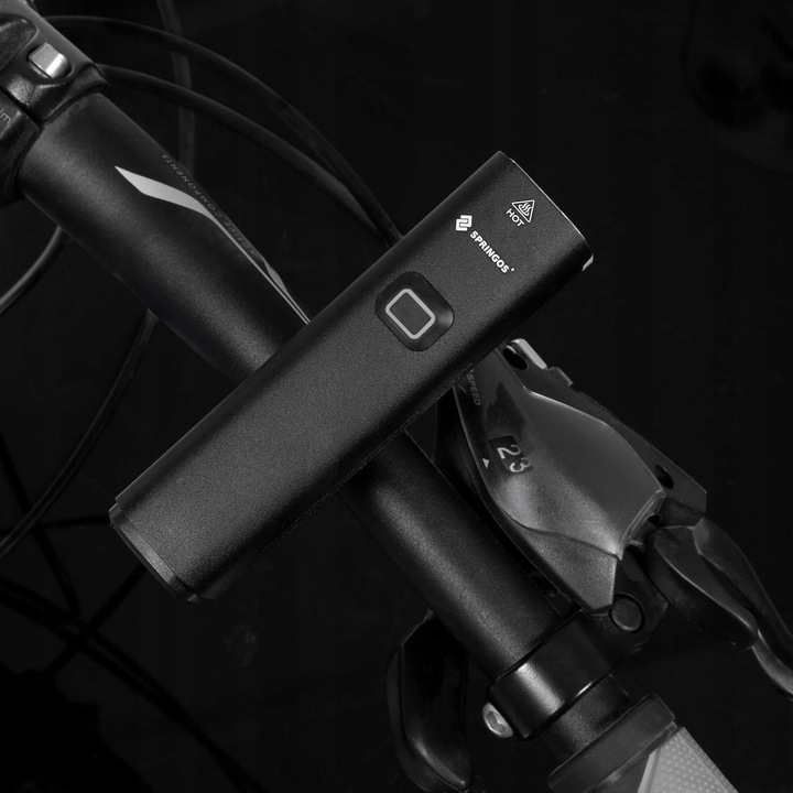 LAMPKA ROWEROWA LED PRZÓD TYŁ MOCNA 1000lm ZESTAW ROWER 4800mAh ALUMINIUM