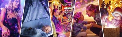 PROJEKTOR GWIAZD LAMPKA NOCNA RZUTNIK LED DO SYPIALNI DLA DZIECI NA PREZENT