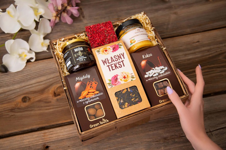 KOSZ PREZENTOWY podziękowanie personalizowane