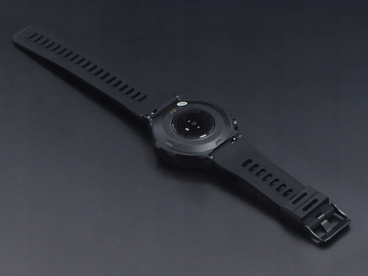 Smartwatch zegarek męski wodoszczelny GPS MILITARNY PULS MENU PL Czarny