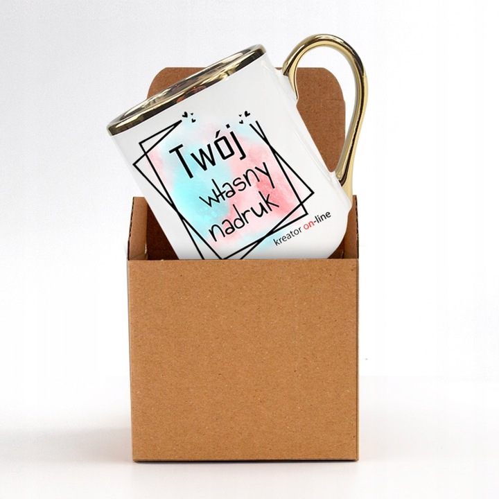 KUBEK Z TWOIM WŁASNYM NADRUKIEM FOTO ZDJĘCIEM NAPISEM LOGO NA PREZENT