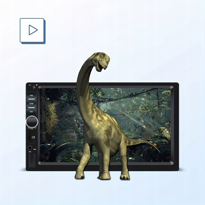 RADIO SAMOCHODOWE BLUETOOTH 2 DIN 7 CALI DOTYKOWY EKRAN USB AUX SD +