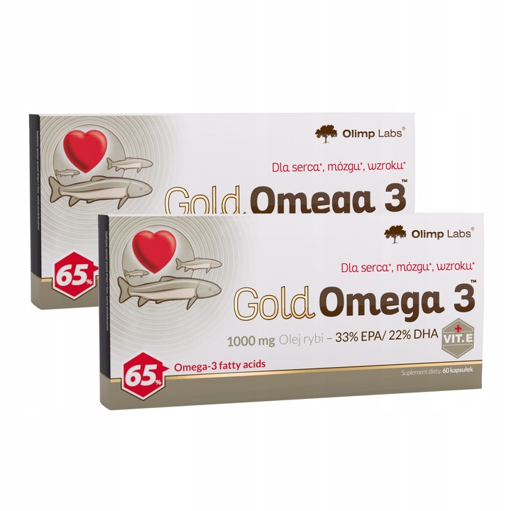 OLIMP GOLD OMEGA 3 120kaps ZDROWY UKŁAD KRĄŻENIA KWASY OMEGA