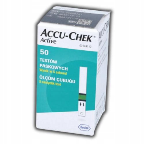 Accu-Chek Active TEST PASK. DO POM. GLUKOZY 50 SZT