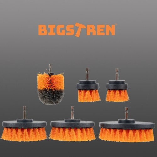 SZCZOTKI SPRZĄTAJĄCE NA WIERTARKĘ ZESTAW 22 ELEMENTY BIGSTREN