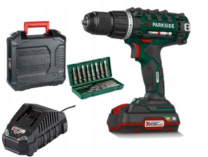 NOWY MODEL WKRĘTARKA PARKSIDE +AKU+BITY PABS X 20V