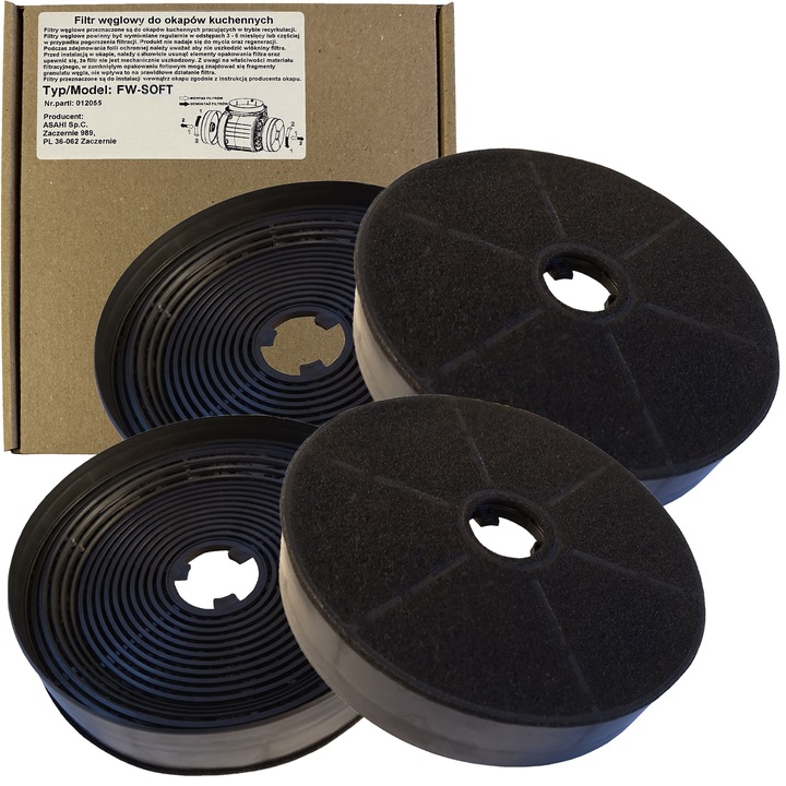 Filtr węglowy do okapu AKPO Soft WK-4 WK-5 WK-6 WK-9 WK-10 WK-12 -