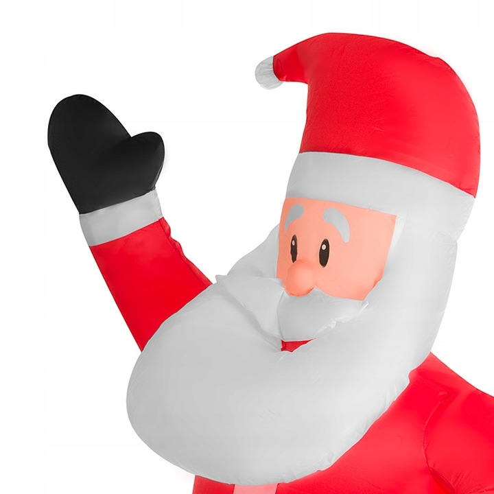 ŚWIĘTY MIKOŁAJ DMUCHANY DEKORACJA ŚWIĄTECZNA LED OZDOBA OGRODOWA XL 150 cm