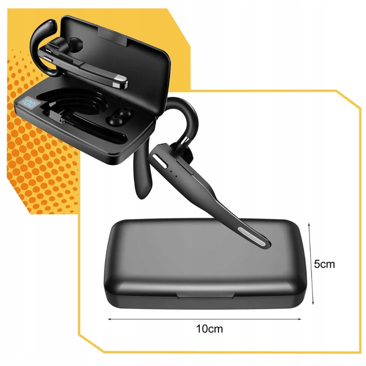 ZESTAW SŁUCHAWKOWY BEZPRZEWODOWA SŁUCHAWKA DO ROZMÓW BLUETOOTH 5.1