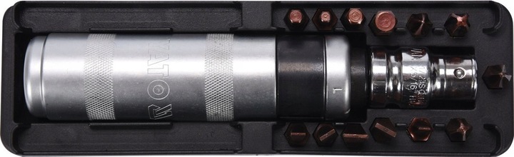 WKRĘTAK UDAROWY DO PODBIJANIA + BITY ZESTAW 15el. YATO